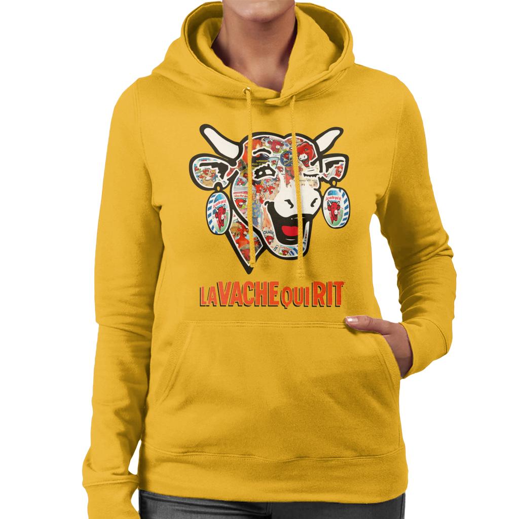 The Laughing Cow Historical Logos Women's Hooded Sweatshirt product image 4