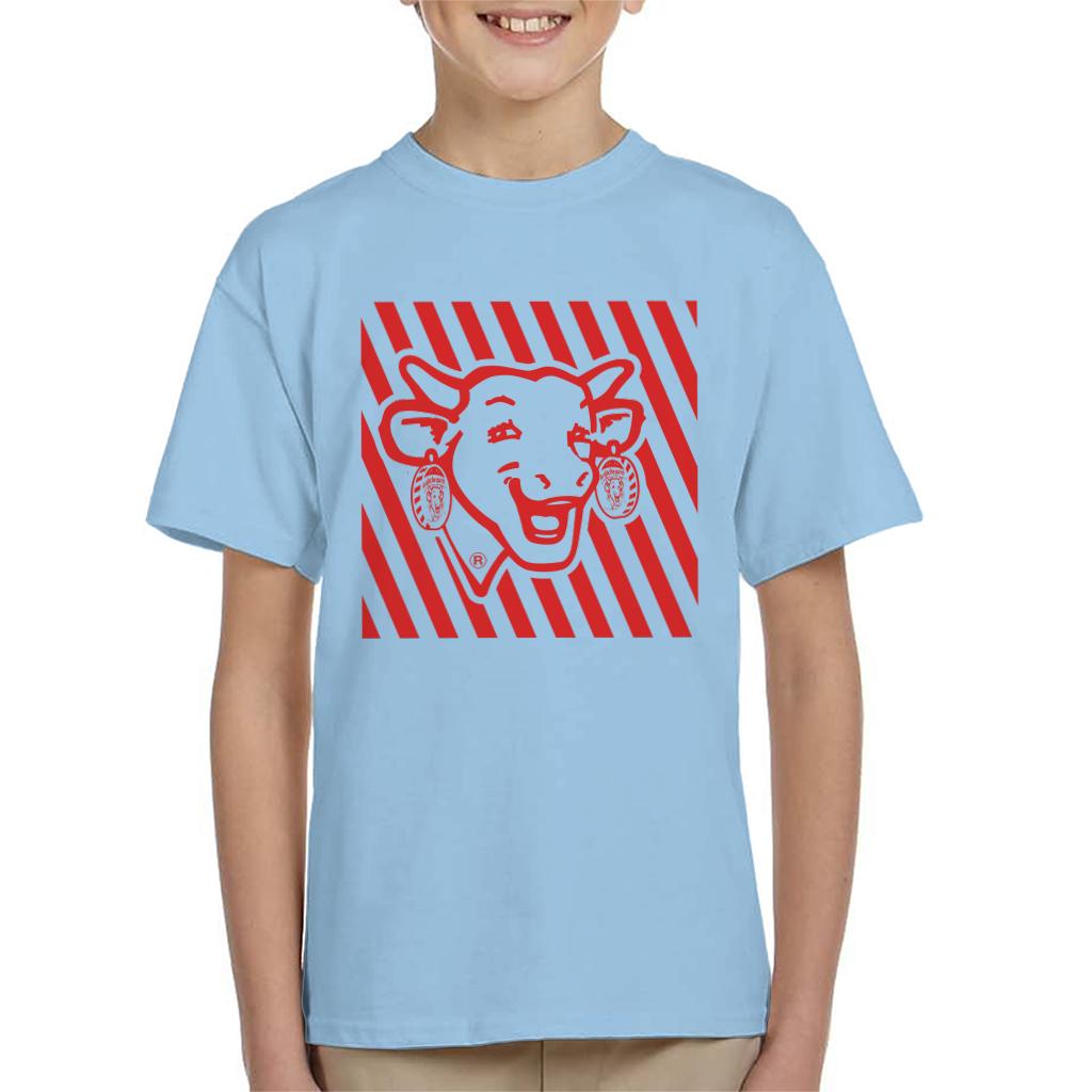The Laughing Cow Red Stripes Kid's T-Shirt product image 6