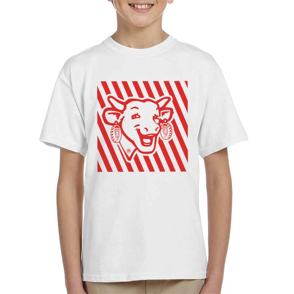 The Laughing Cow Red Stripes Kid's T-Shirt product image 4