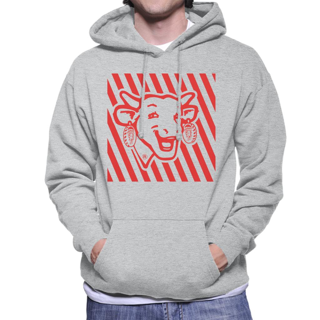 The Laughing Cow Red Stripes Men's Hooded Sweatshirt product image 1
