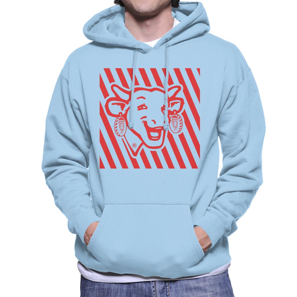 The Laughing Cow Red Stripes Men's Hooded Sweatshirt product image 6