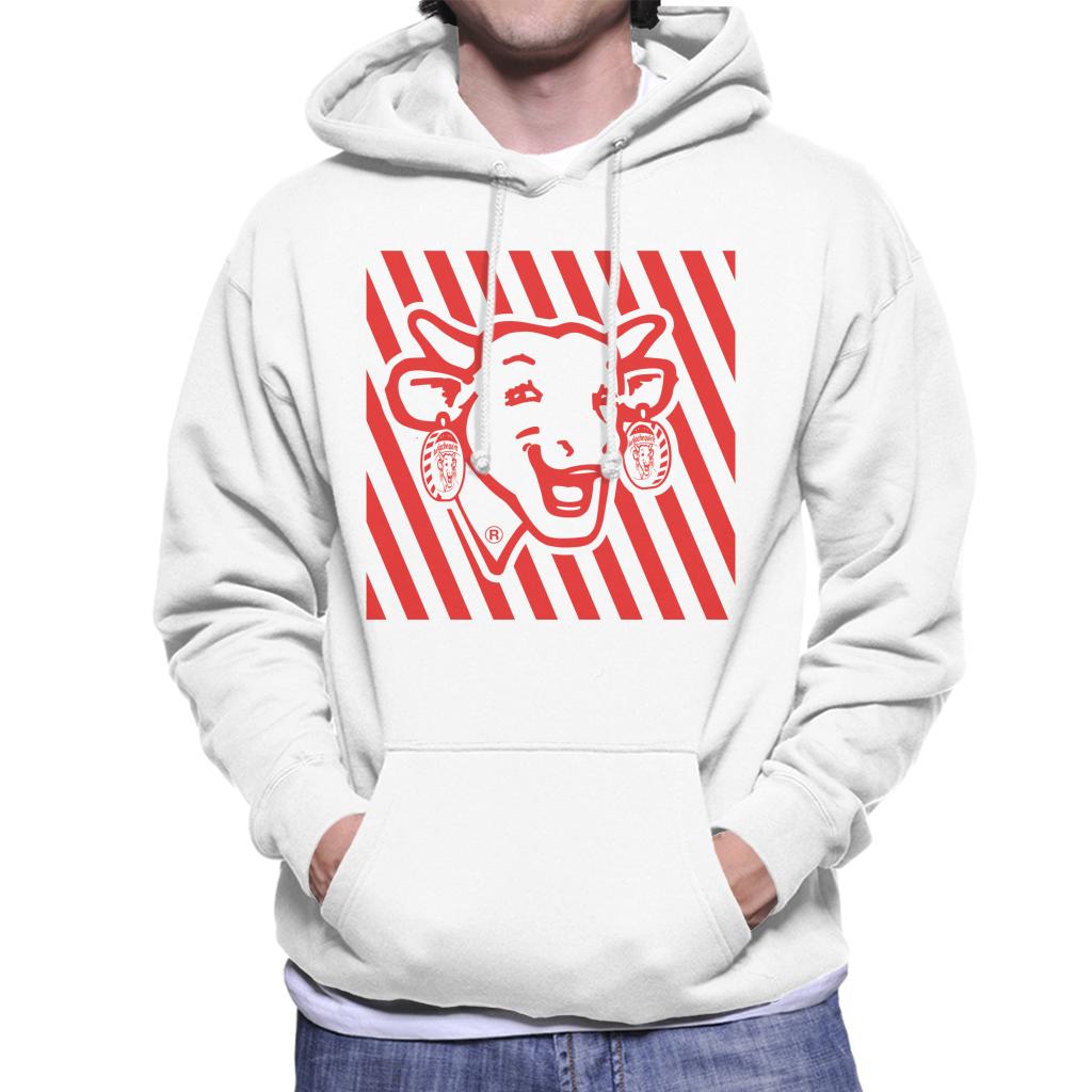 The Laughing Cow Red Stripes Men's Hooded Sweatshirt product image 4