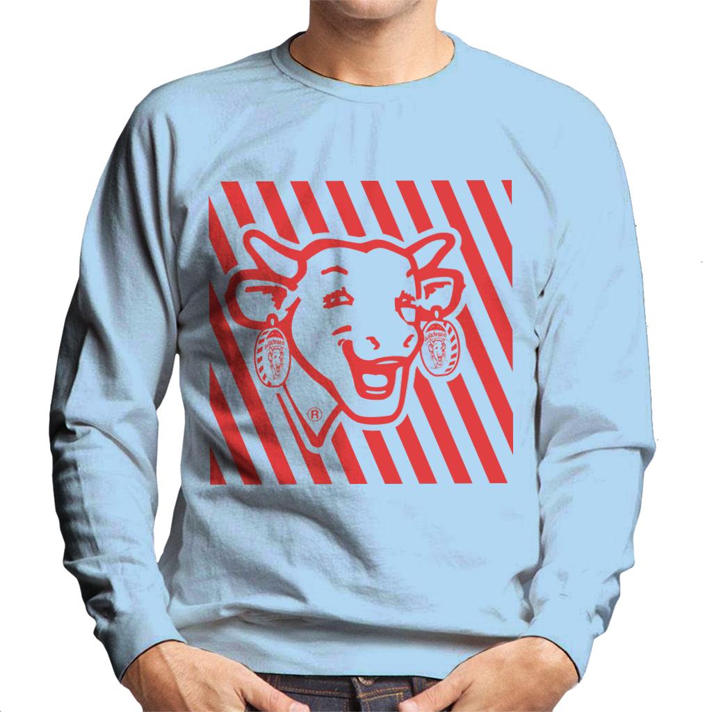 The Laughing Cow Red Stripes Men's Sweatshirt product image 6