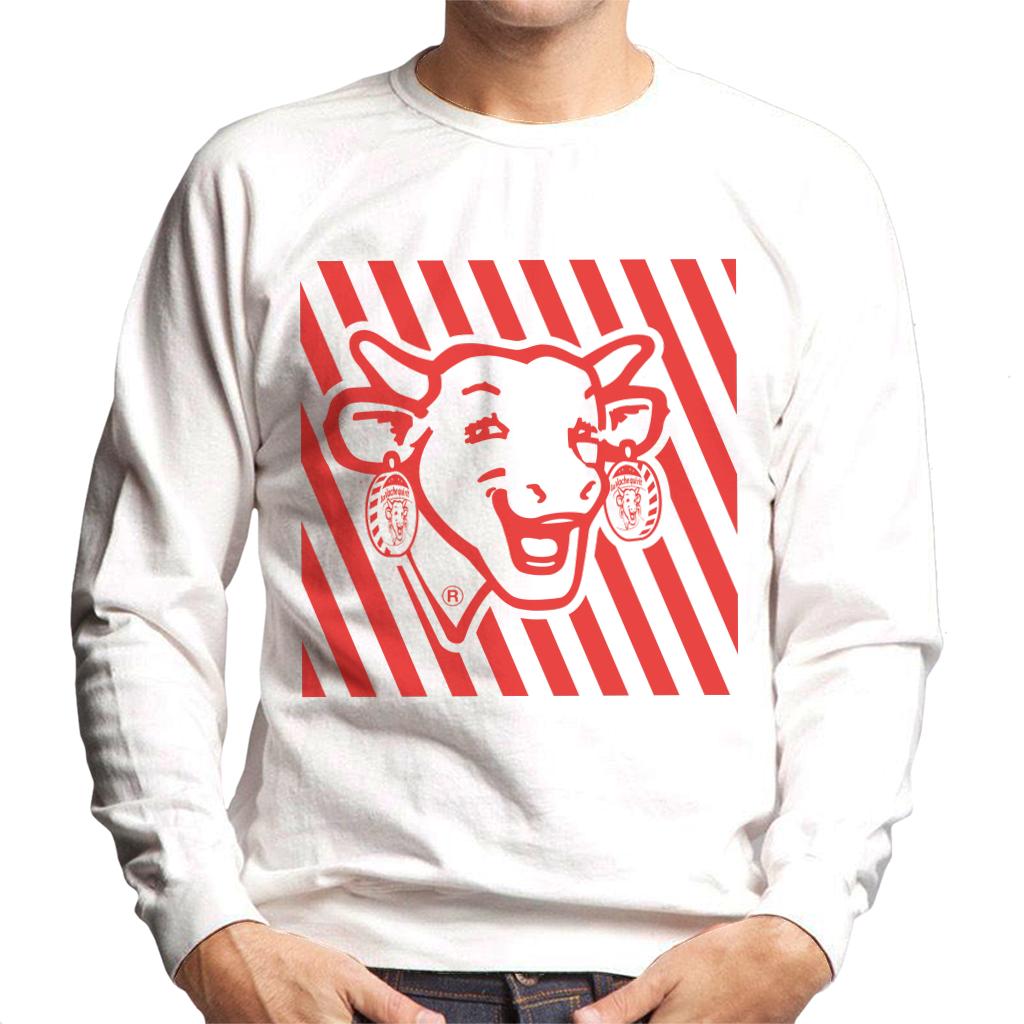 The Laughing Cow Red Stripes Men's Sweatshirt product image 4