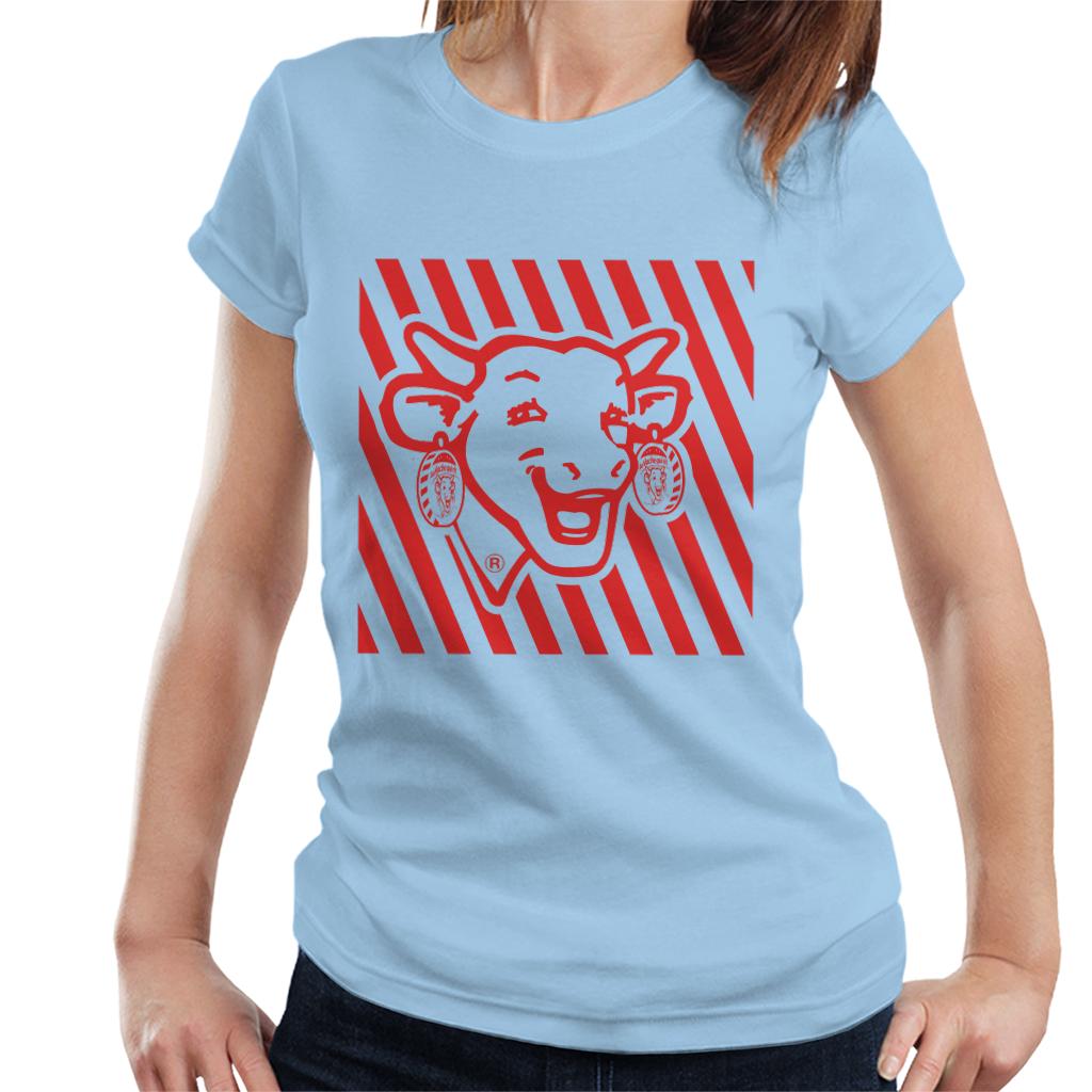 The Laughing Cow Red Stripes Women's T-Shirt product image 6