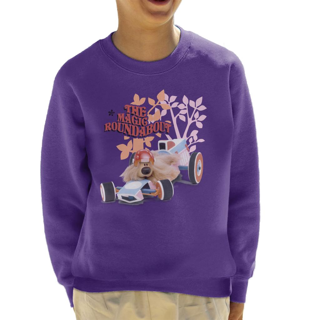 The Magic Roundabout Dougal Race Car Kid's Sweatshirt product image 4