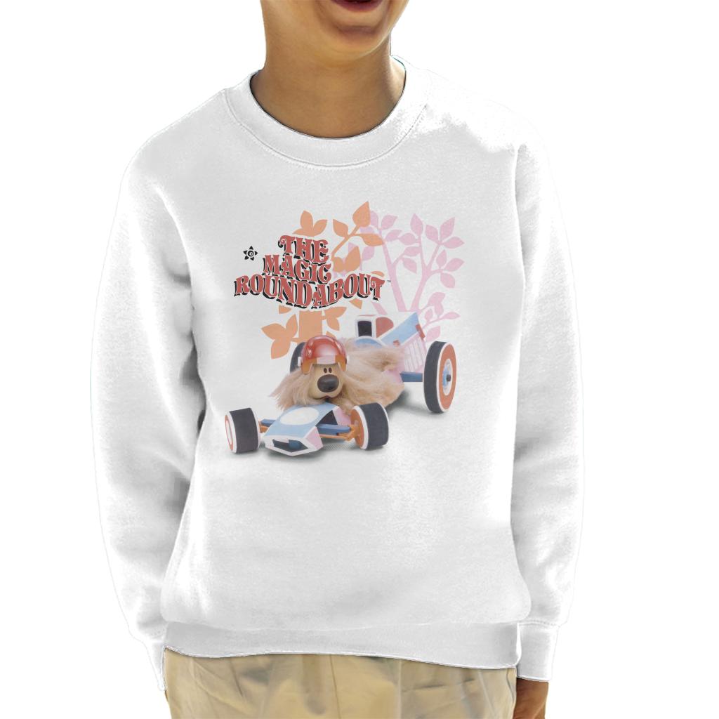 The Magic Roundabout Dougal Race Car Kid's Sweatshirt product image 6