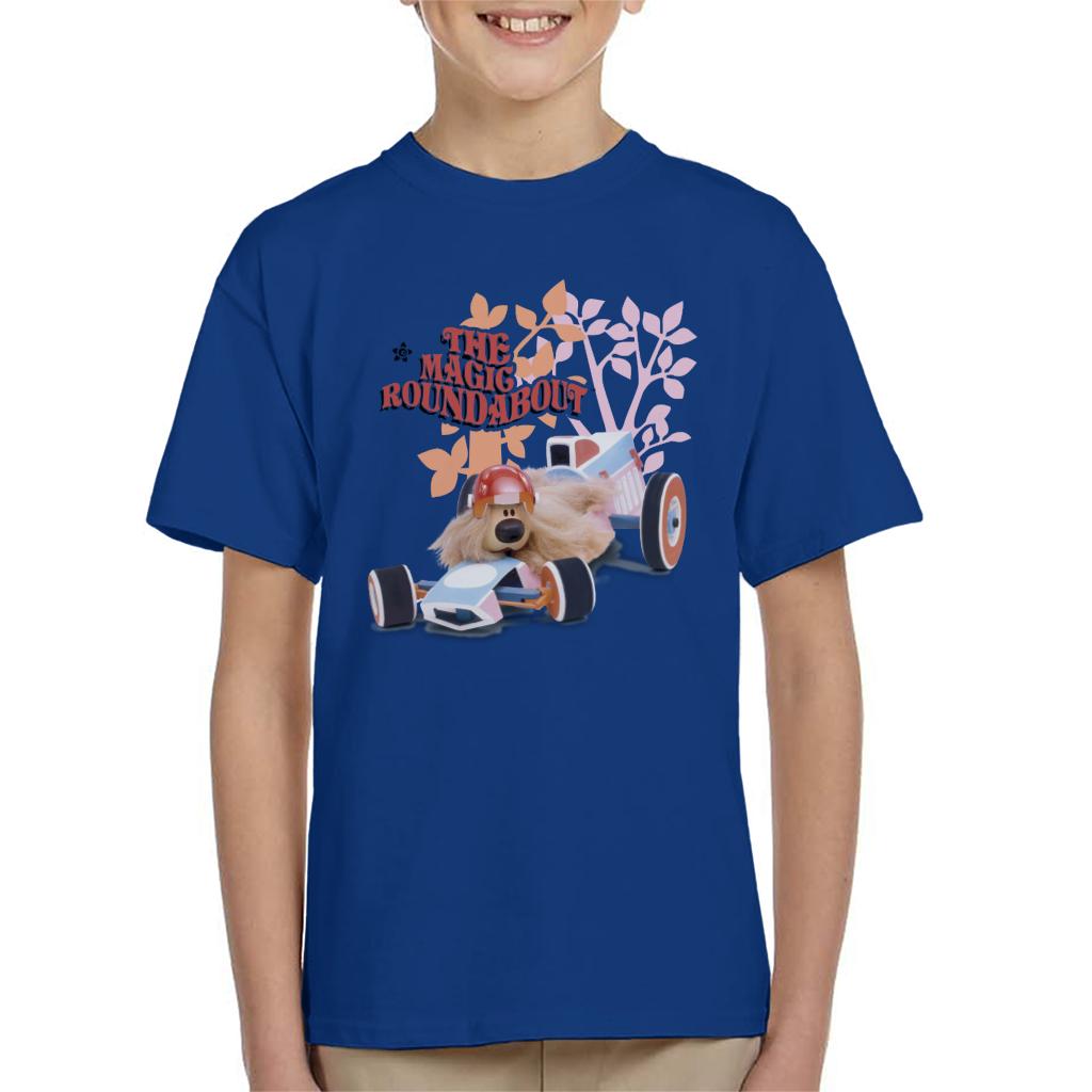 The Magic Roundabout Dougal Race Car Kid's T-Shirt product image 4