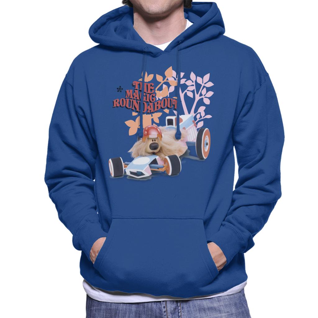 The Magic Roundabout Dougal Race Car Men's Hooded Sweatshirt product image 4