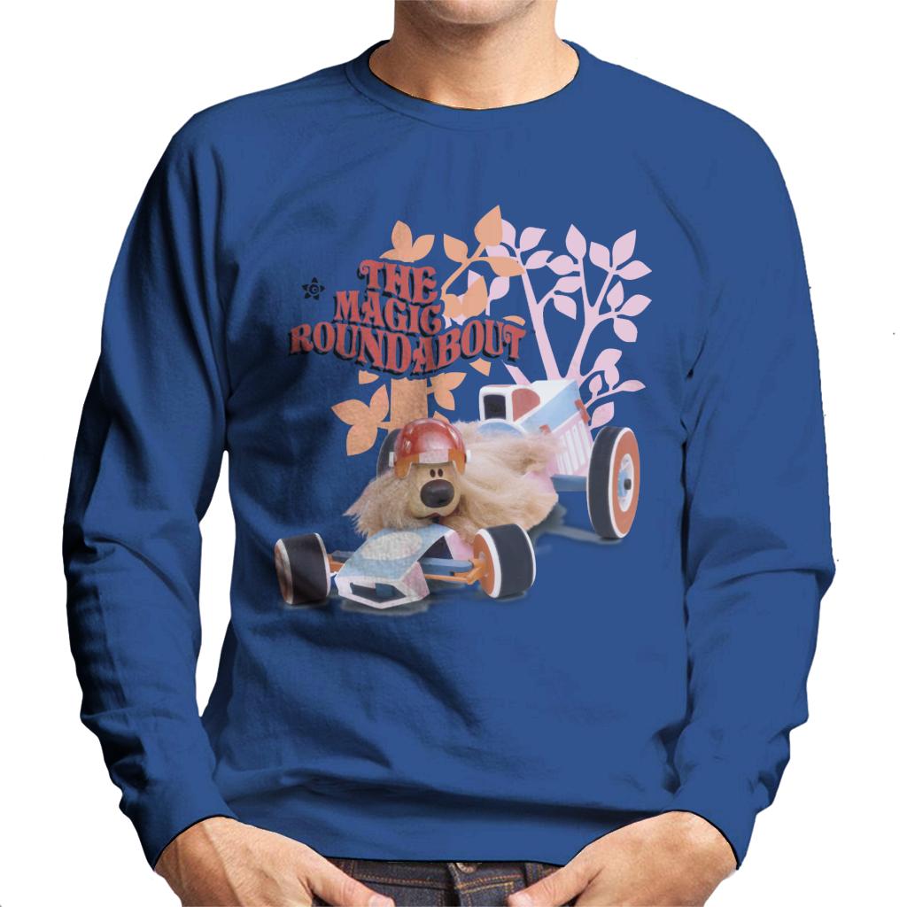 The Magic Roundabout Dougal Race Car Men's Sweatshirt product image 4