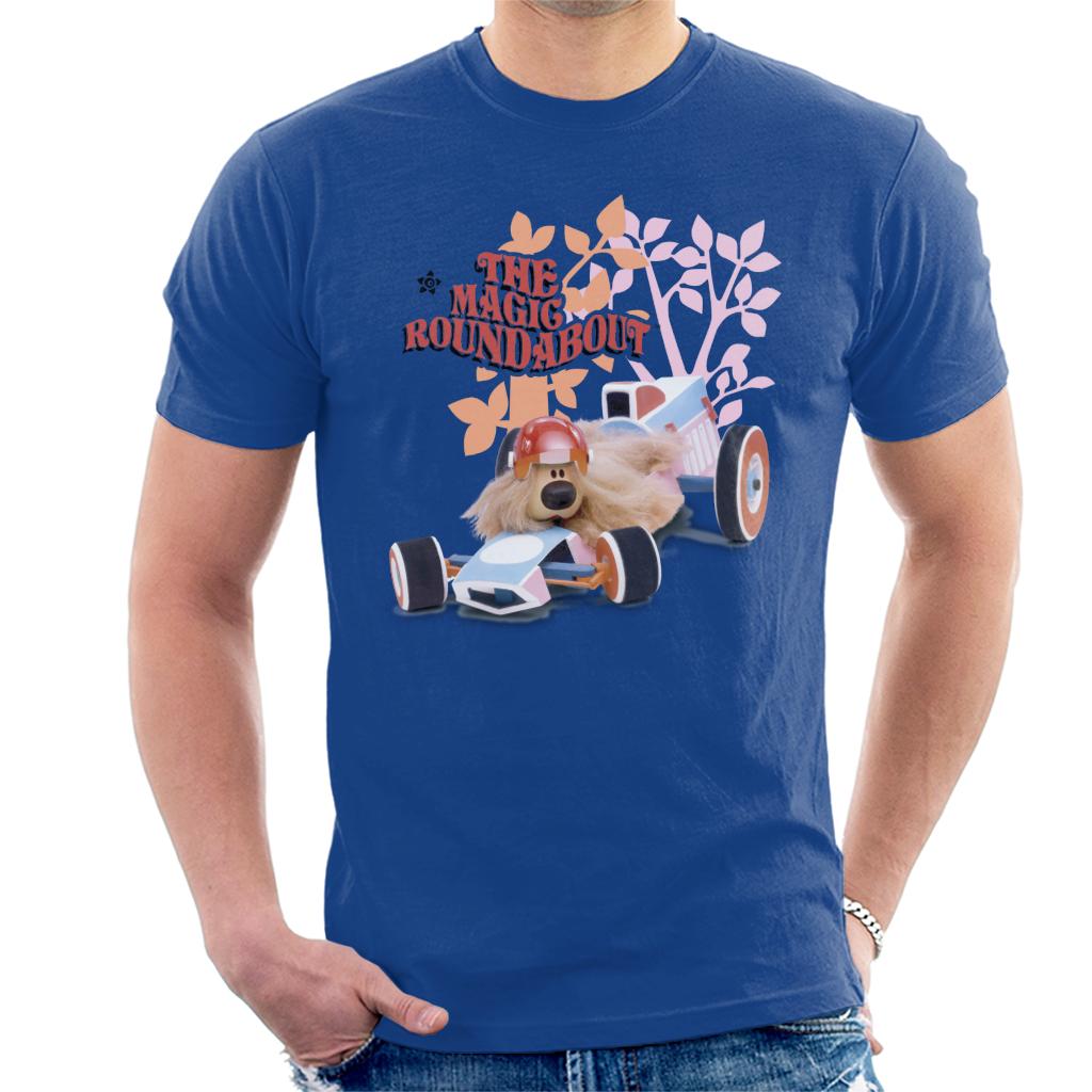 The Magic Roundabout Dougal Race Car Men's T-Shirt product image 4