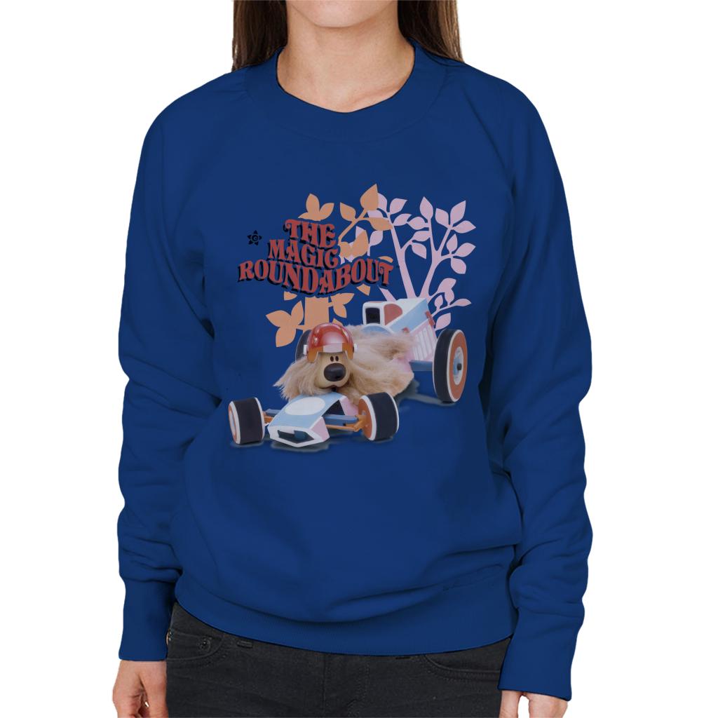 The Magic Roundabout Dougal Race Car Women's Sweatshirt product image 4
