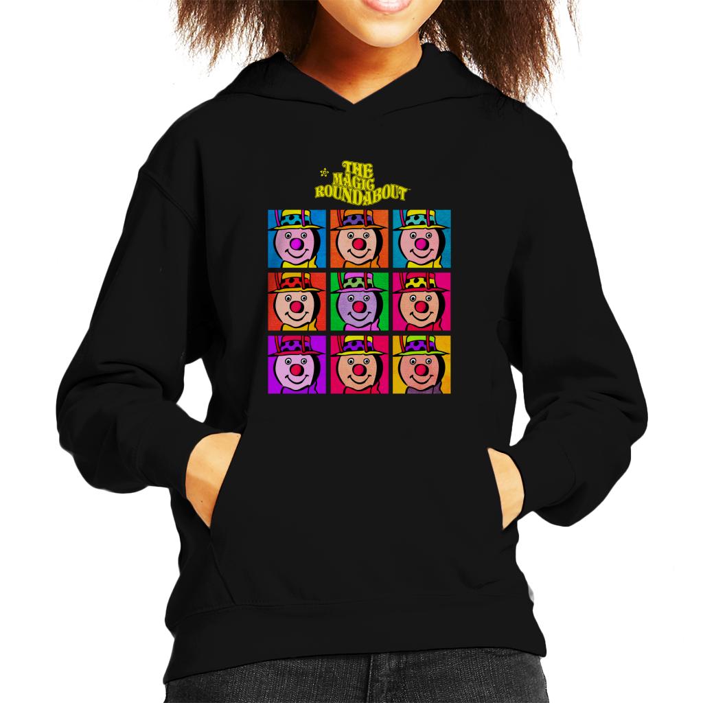 The Magic Roundabout Brian Pop Art Kid's Hooded Sweatshirt product image 1