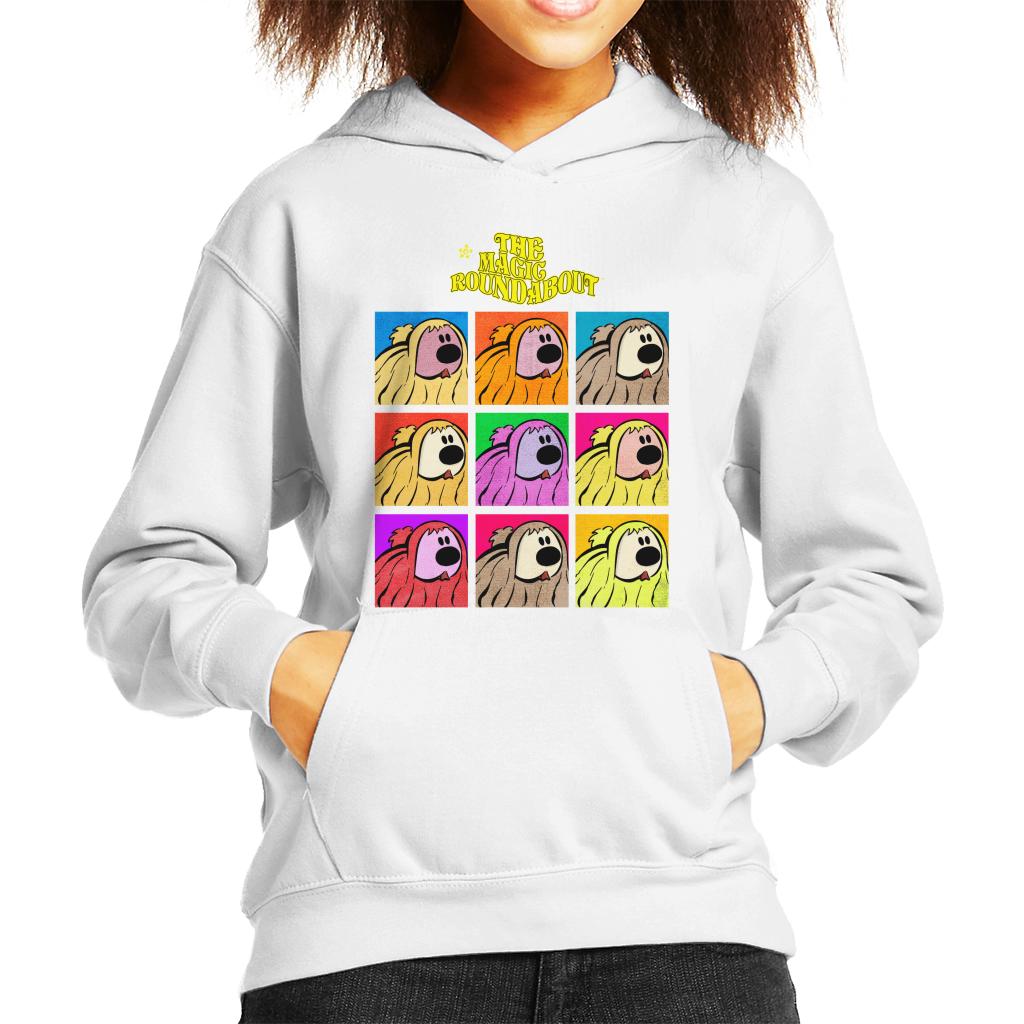 The Magic Roundabout Dougal Pop Art Kid's Hooded Sweatshirt product image 6