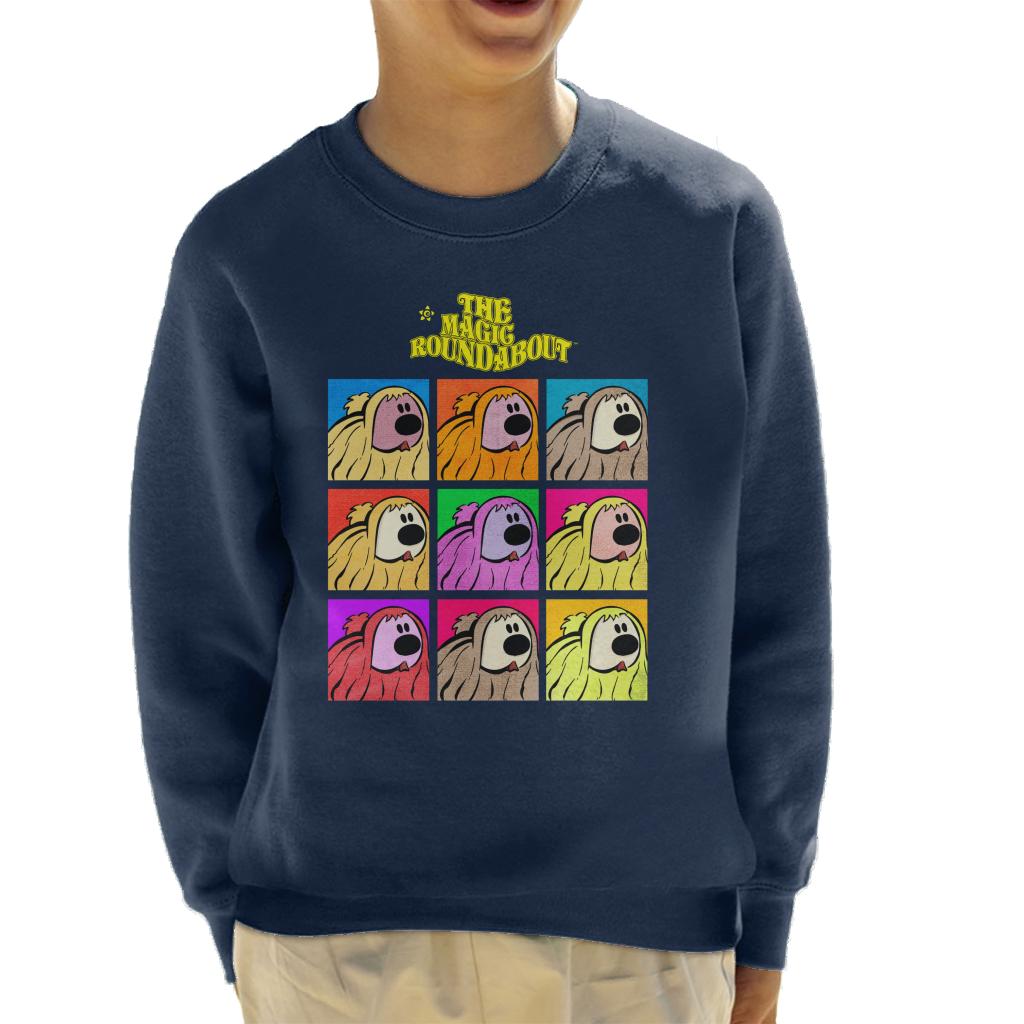 The Magic Roundabout Dougal Pop Art Kid's Sweatshirt product image 4