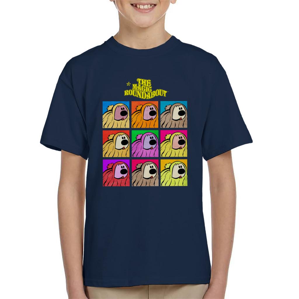 The Magic Roundabout Dougal Pop Art Kid's T-Shirt product image 6