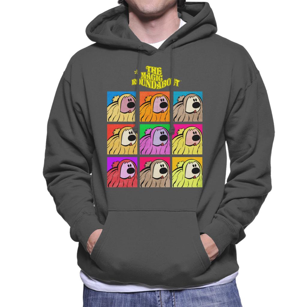 The Magic Roundabout Dougal Pop Art Men's Hooded Sweatshirt product image 1