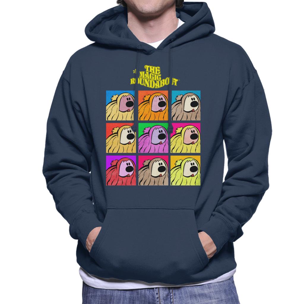 The Magic Roundabout Dougal Pop Art Men's Hooded Sweatshirt product image 6