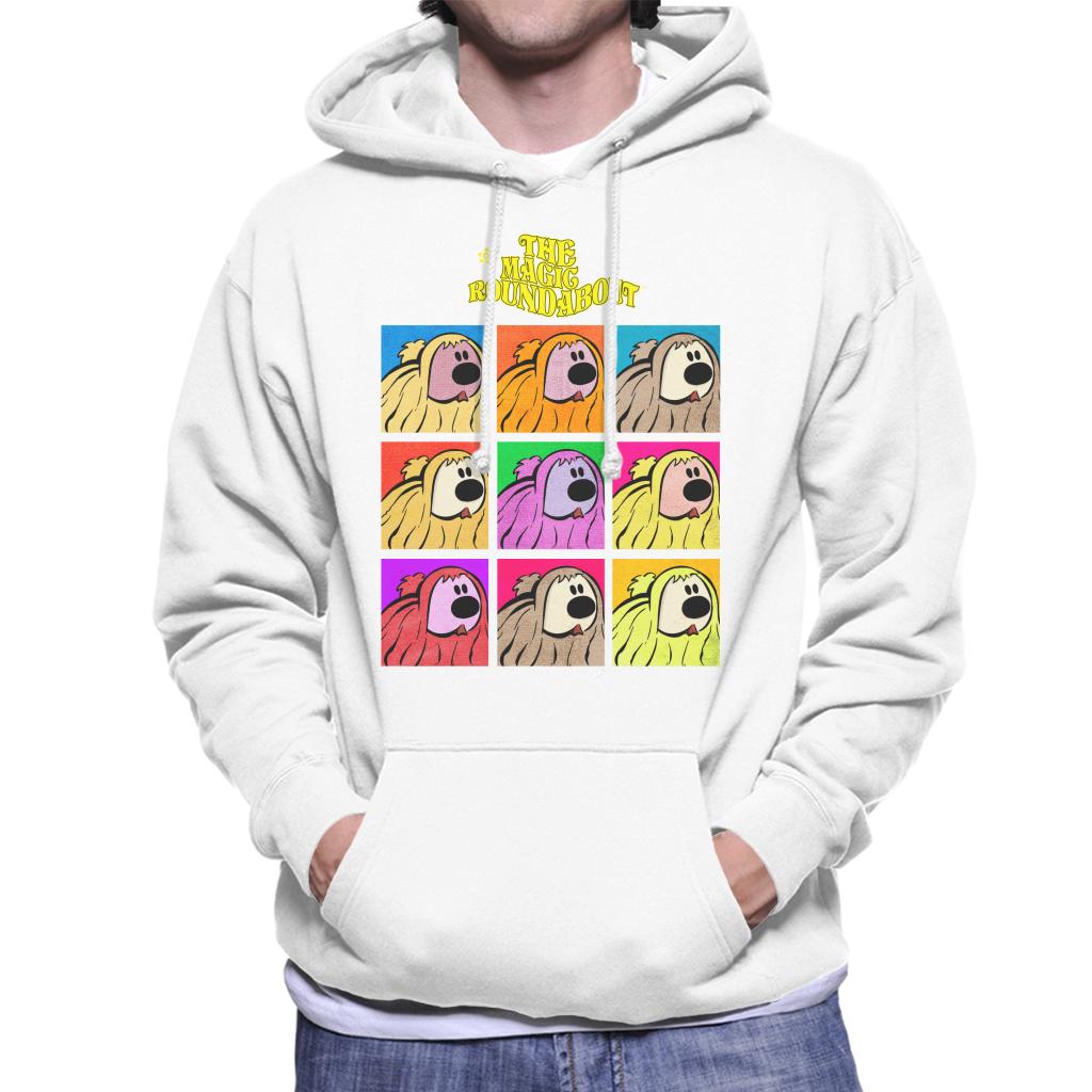The Magic Roundabout Dougal Pop Art Men's Hooded Sweatshirt product image 4