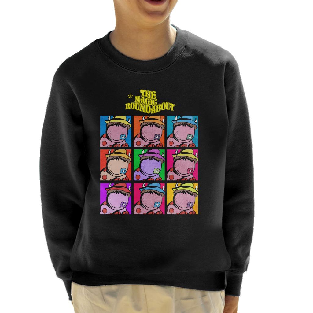 The Magic Roundabout Ermintrude Pop Art Kid's Sweatshirt product image 1