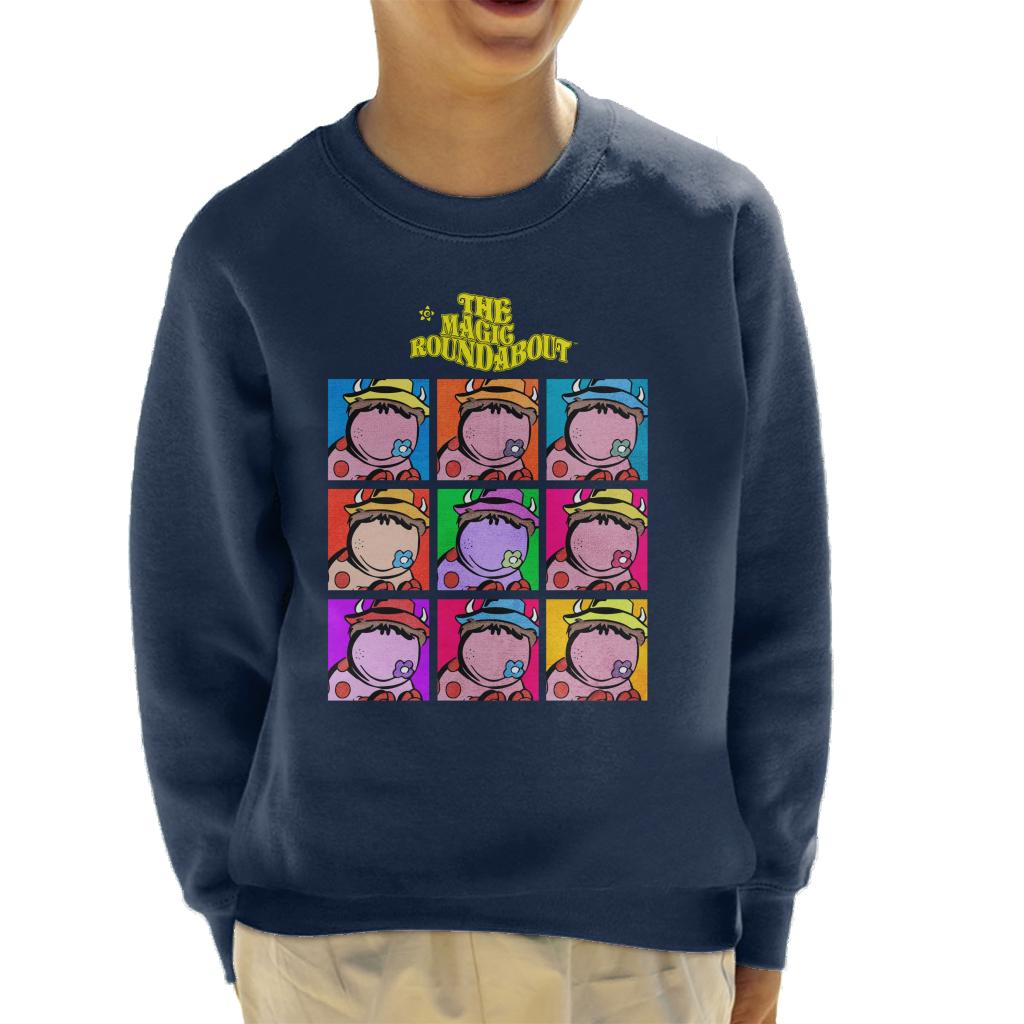 The Magic Roundabout Ermintrude Pop Art Kid's Sweatshirt product image 4