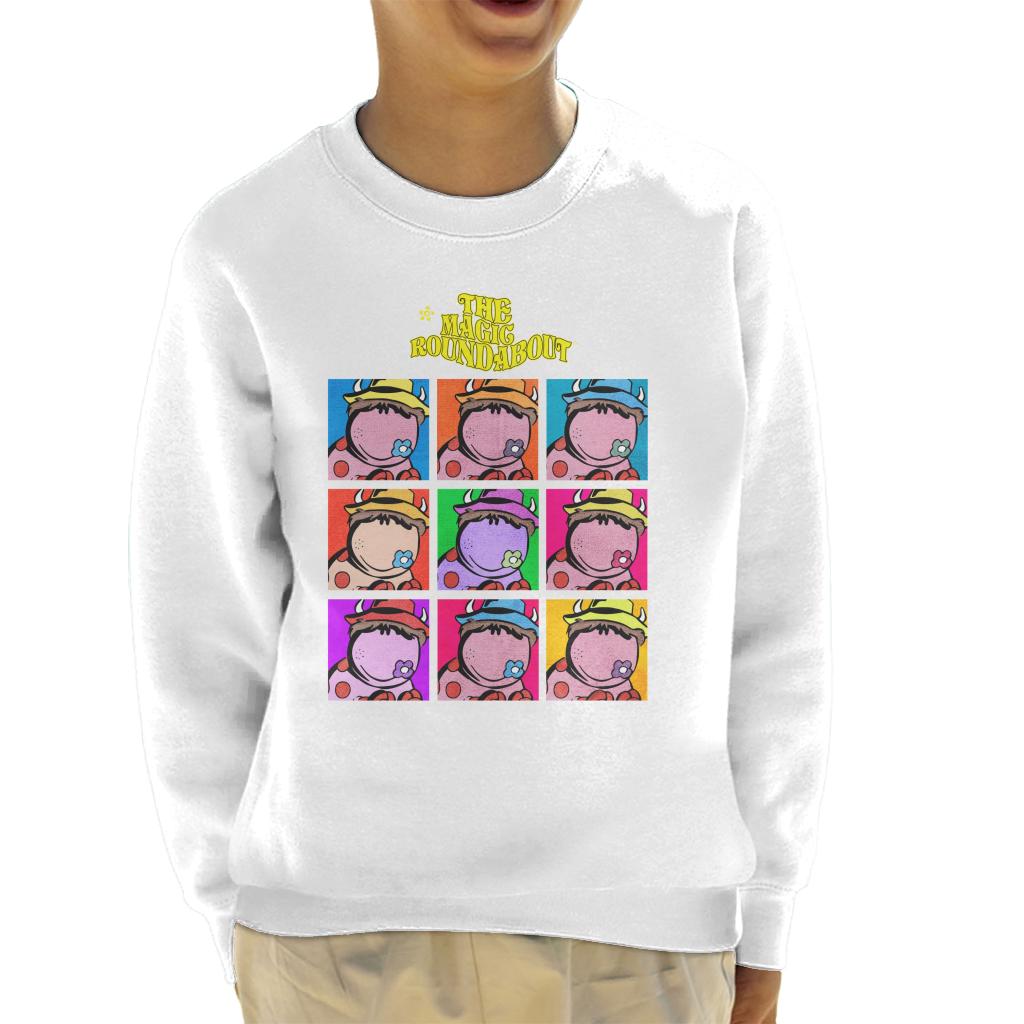The Magic Roundabout Ermintrude Pop Art Kid's Sweatshirt product image 6