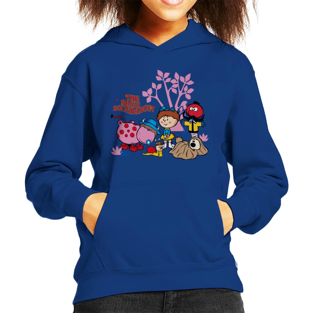 The Magic Roundabout Retro Cartoon Style Kid's Hooded product image 1
