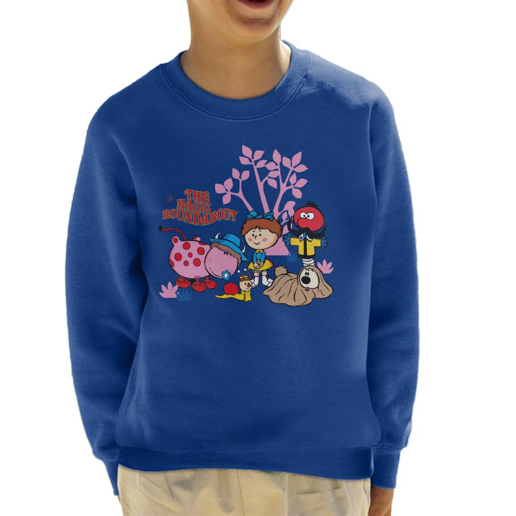 The Magic Roundabout Retro Cartoon Style Kid's Sweatshirt product image 1
