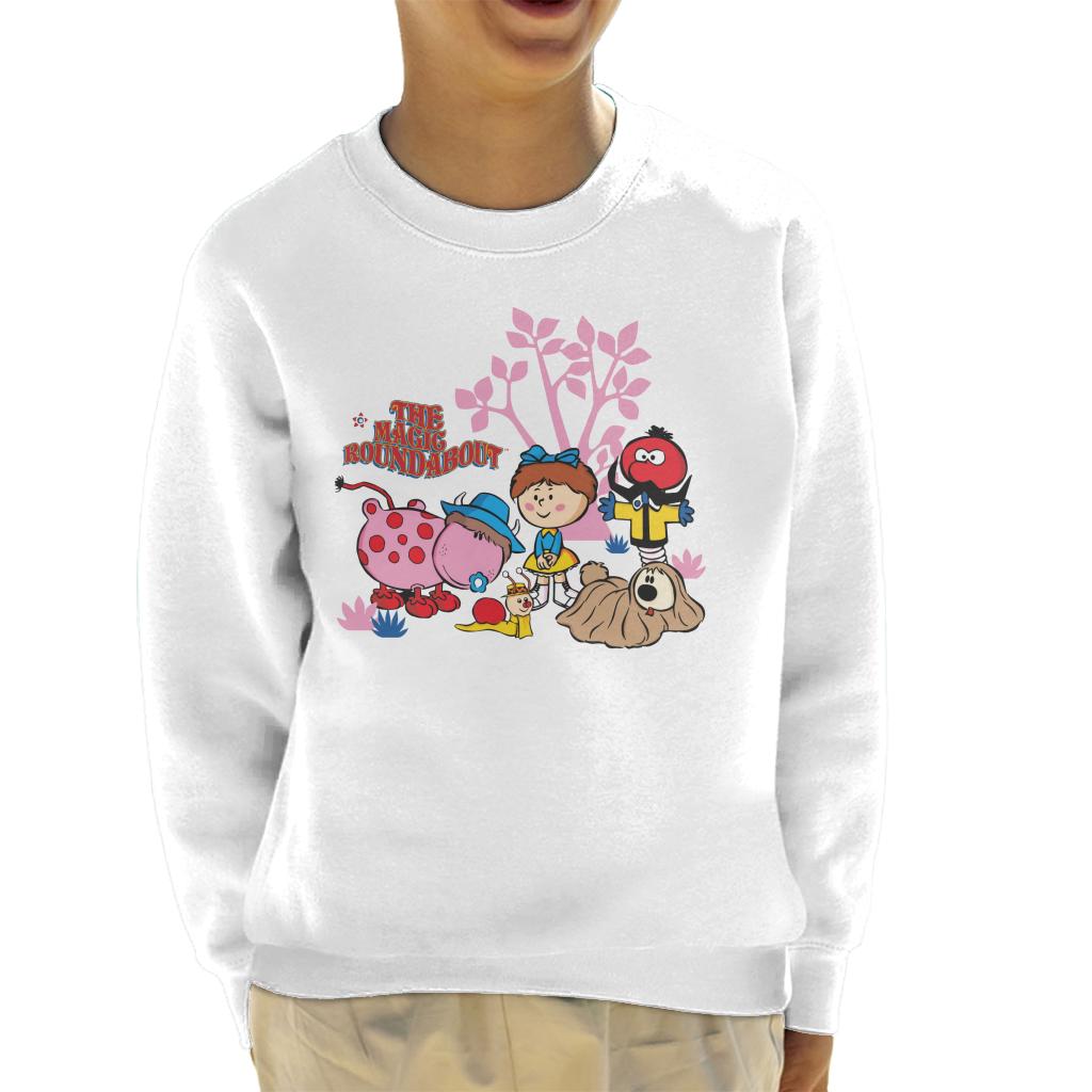 The Magic Roundabout Retro Cartoon Style Kid's Sweatshirt product image 4