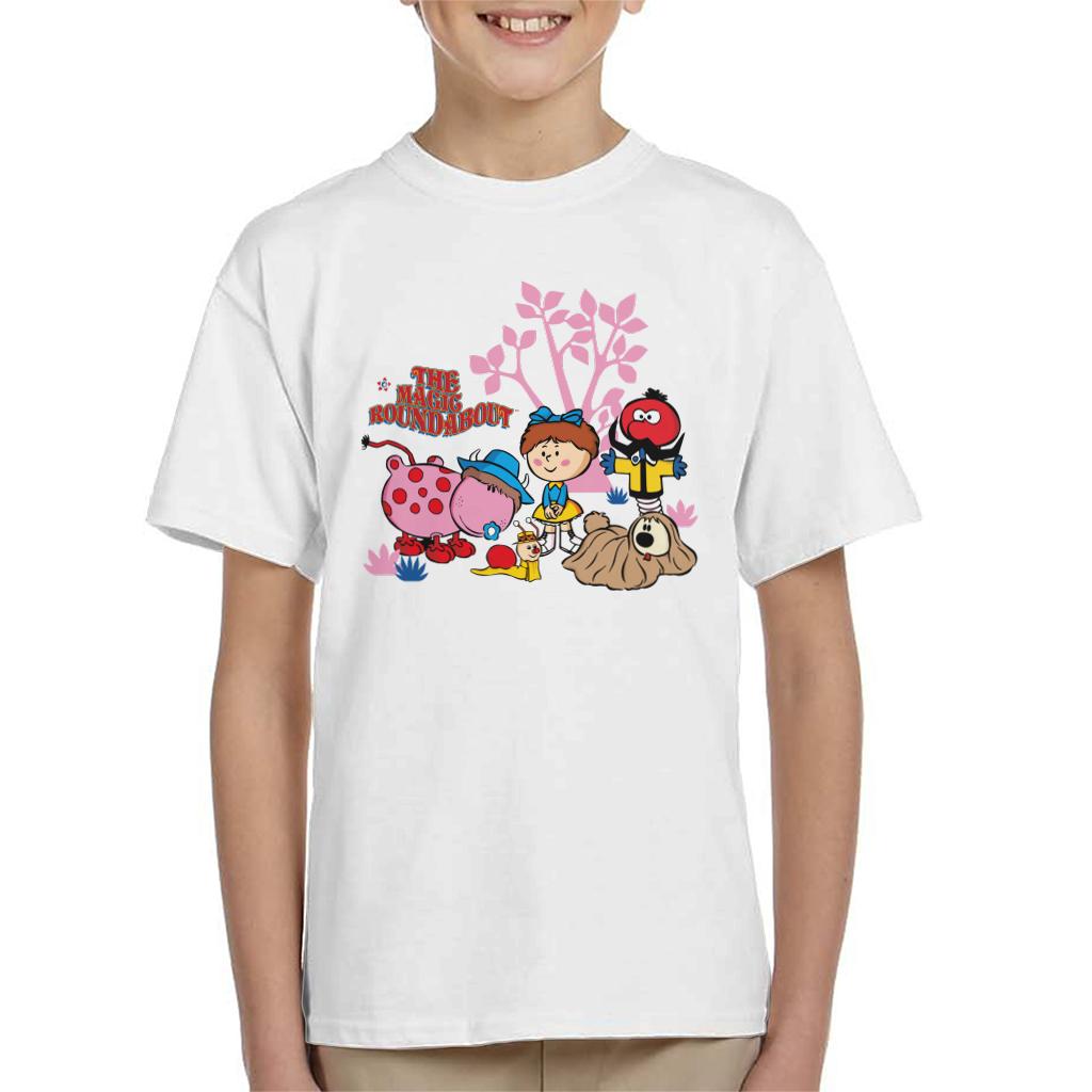 The Magic Roundabout Retro Cartoon Style Kid's T-Shirt product image 1