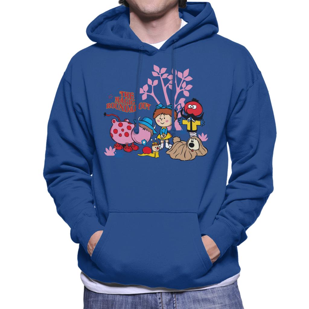 The Magic Roundabout Retro Cartoon Style Men's Hooded product image 4