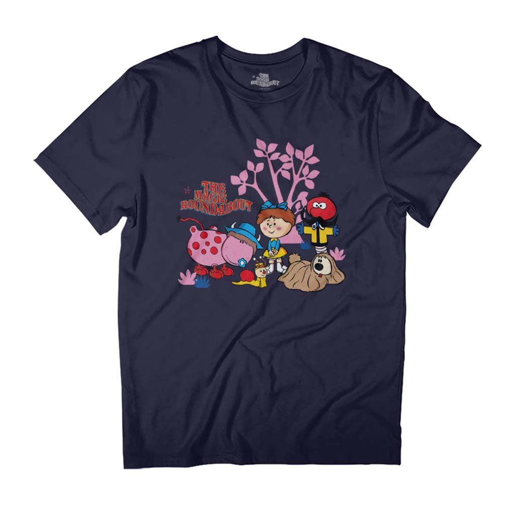 The Magic Roundabout Retro Cartoon Style Men's T-Shirt product image 1