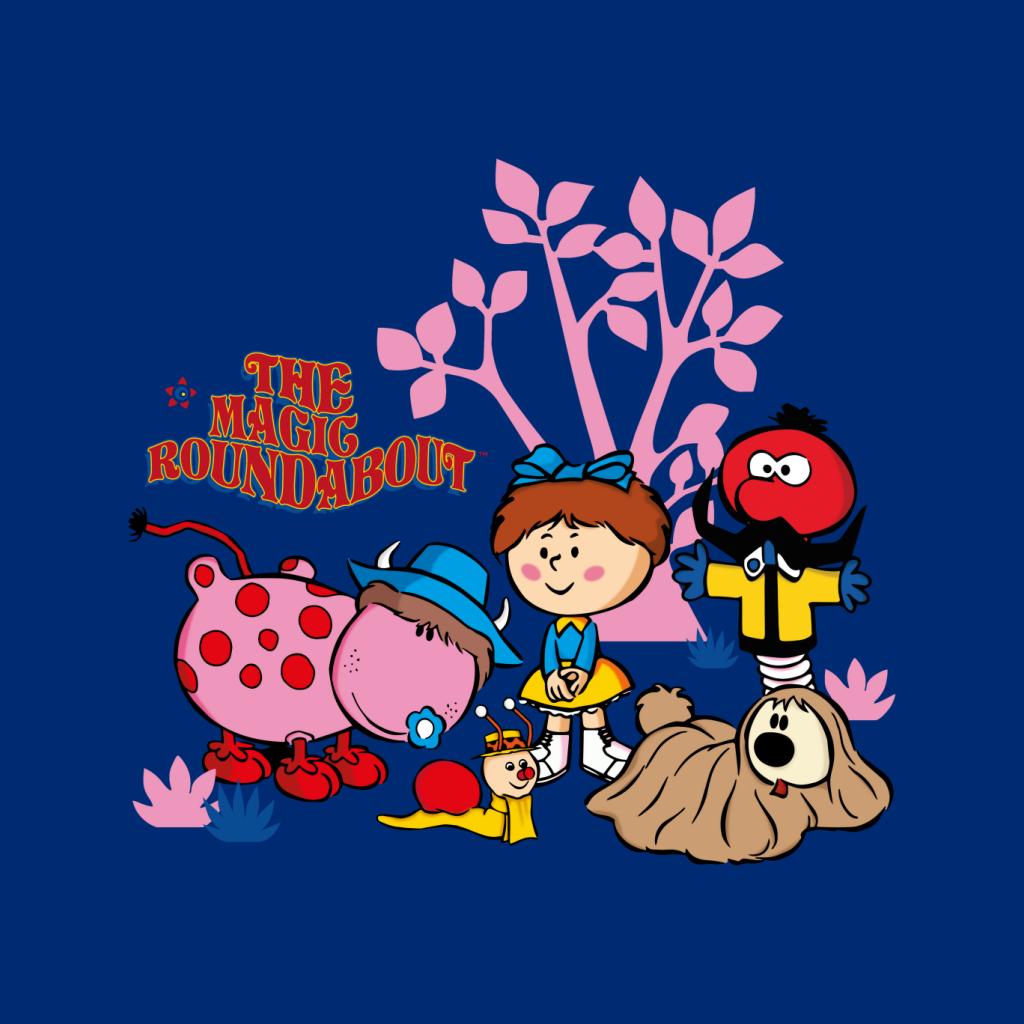 The Magic Roundabout Retro Cartoon Style Women's T-Shirt product image 5