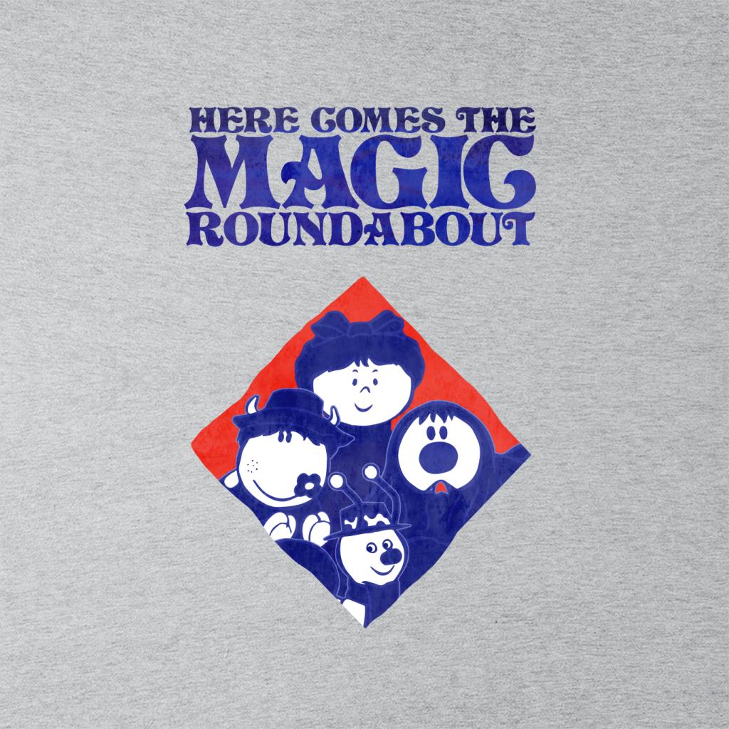 The Magic Roundabout Retro Blue Tone Diamond Men's Hooded product image 2
