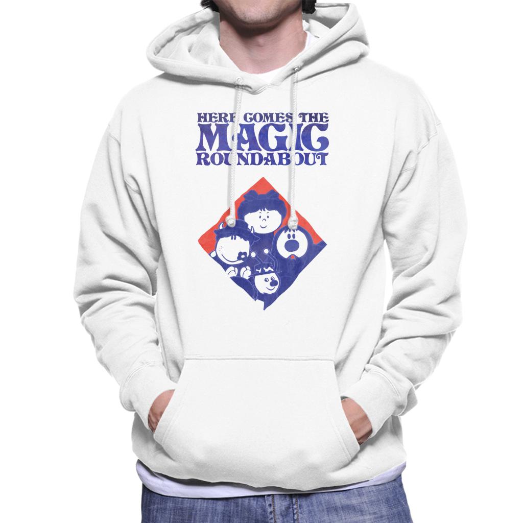 The Magic Roundabout Retro Blue Tone Diamond Men's Hooded product image 4