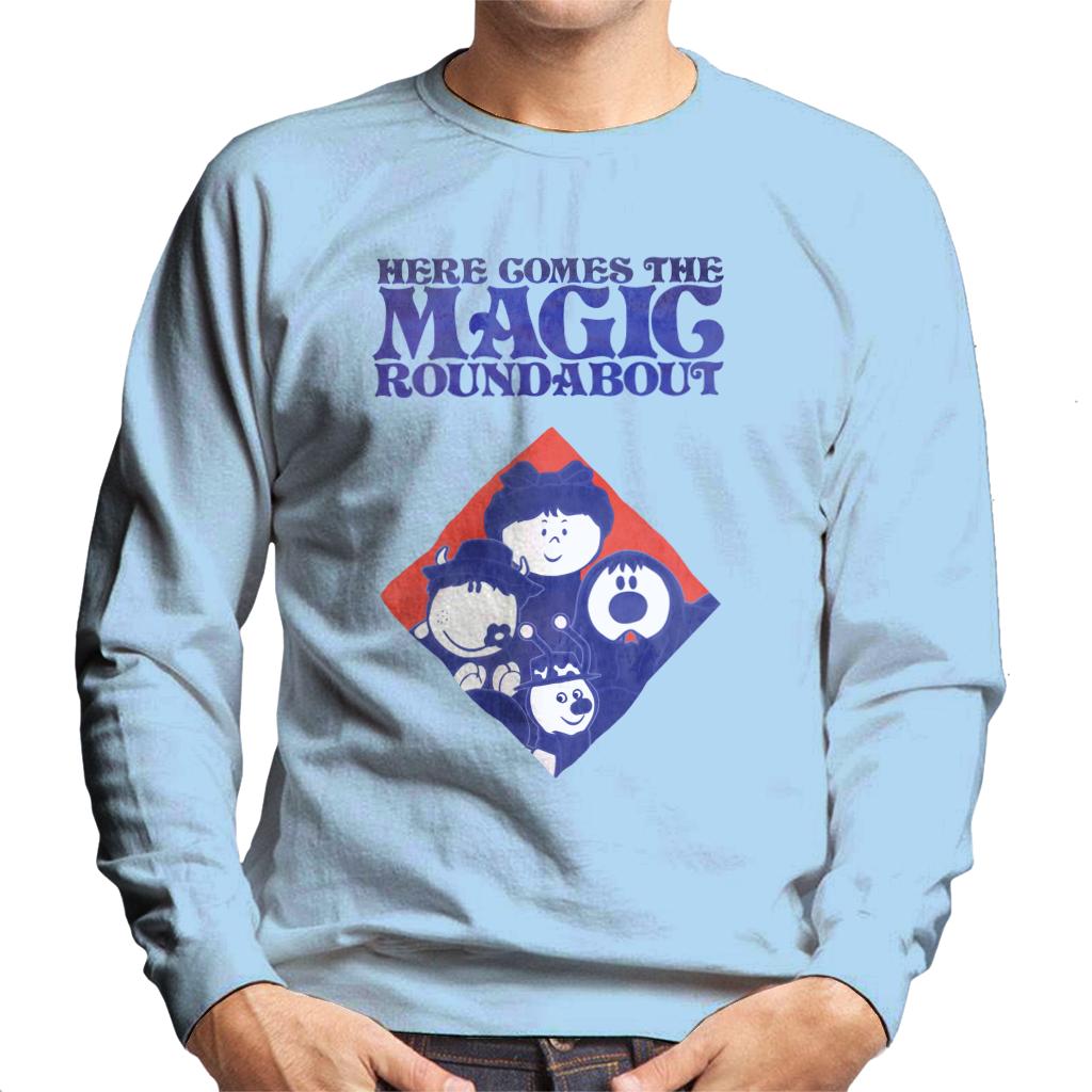 The Magic Roundabout Retro Blue Tone Diamond Men's product image 6