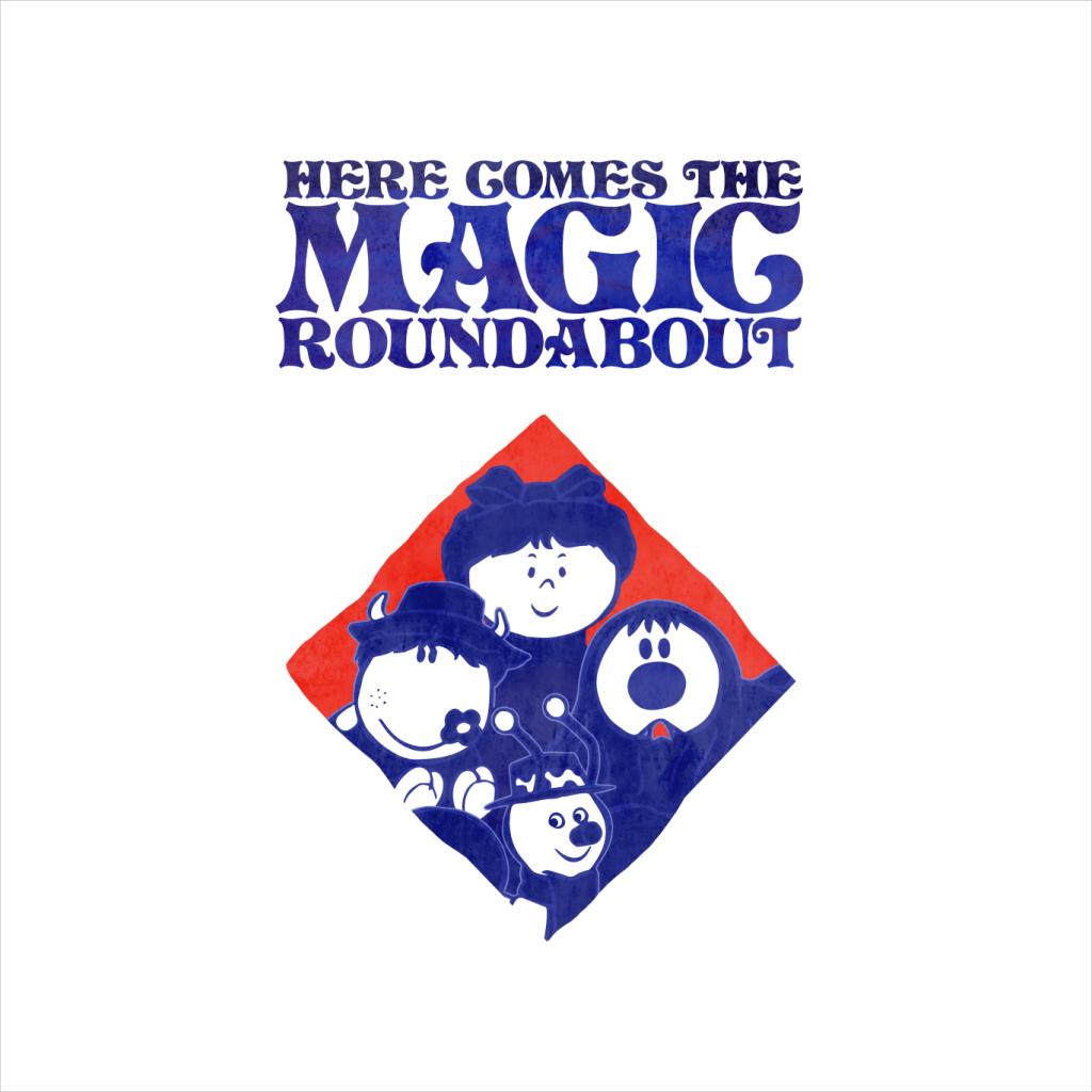 The Magic Roundabout Retro Blue Tone Diamond Men's T-Shirt product image 5