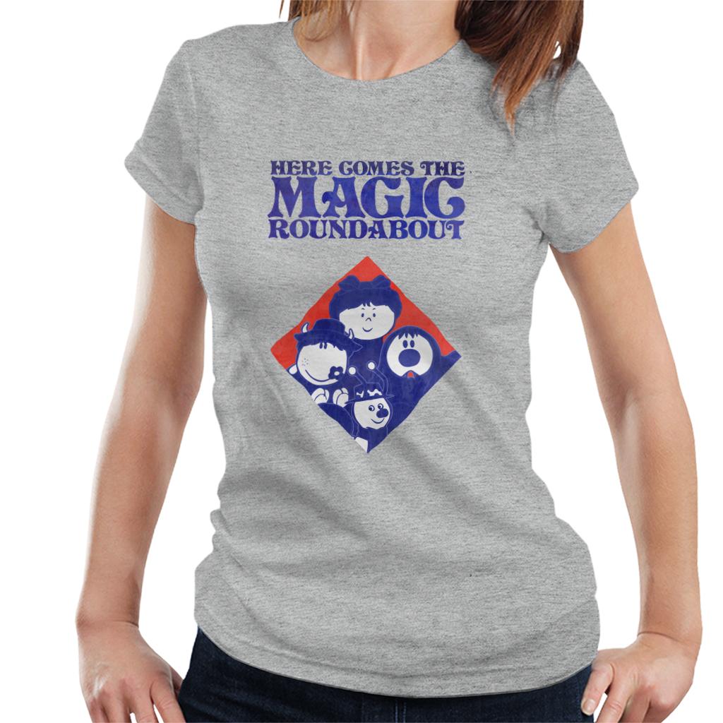 The Magic Roundabout Retro Blue Tone Diamond Women's T-Shirt product image 1