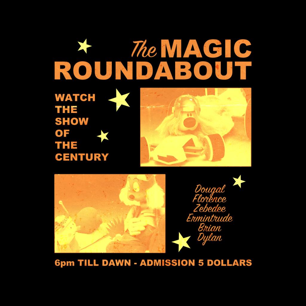 The Magic Roundabout Retro Show Poster Kid's T-Shirt