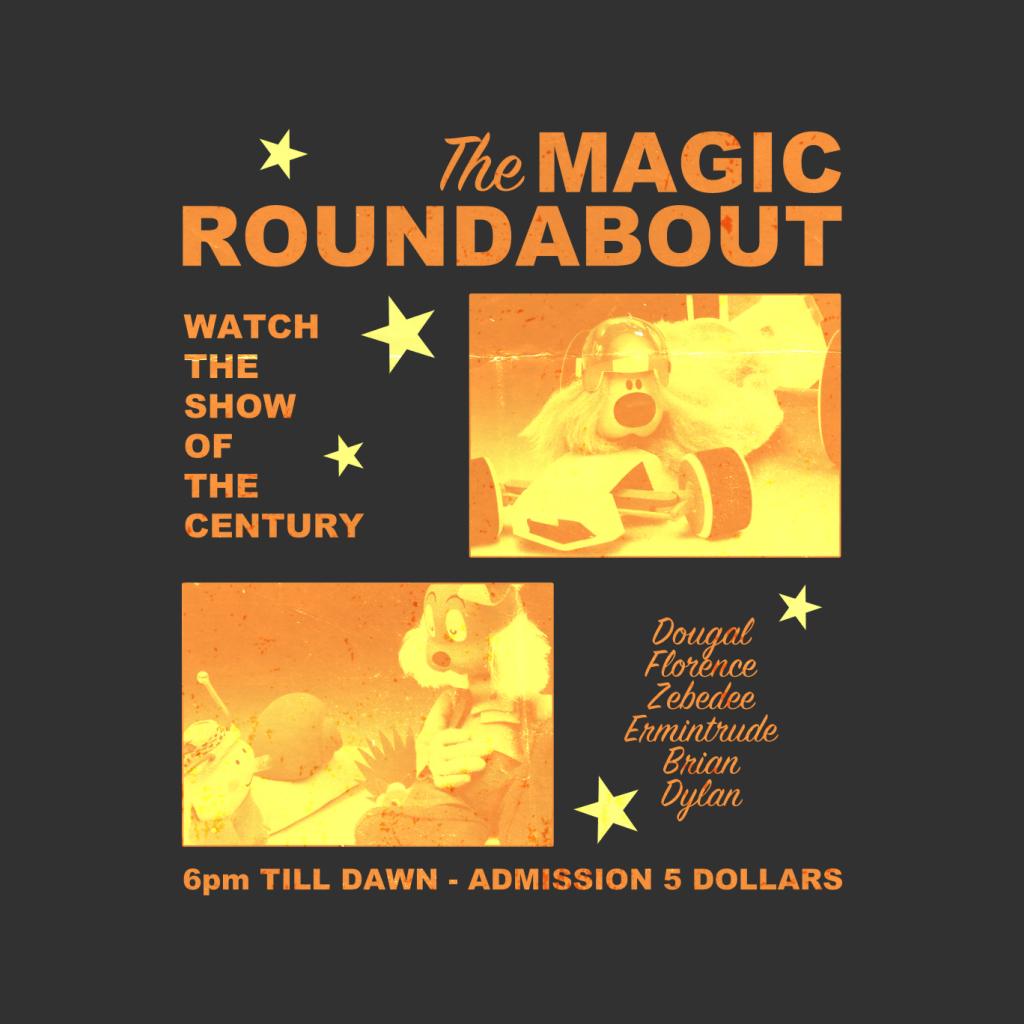 The Magic Roundabout Retro Show Poster Women's T-Shirt