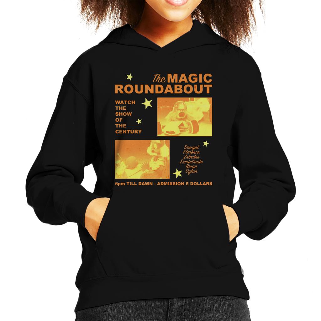 The Magic Roundabout Retro Show Poster Kid's Hooded Sweatshirt
