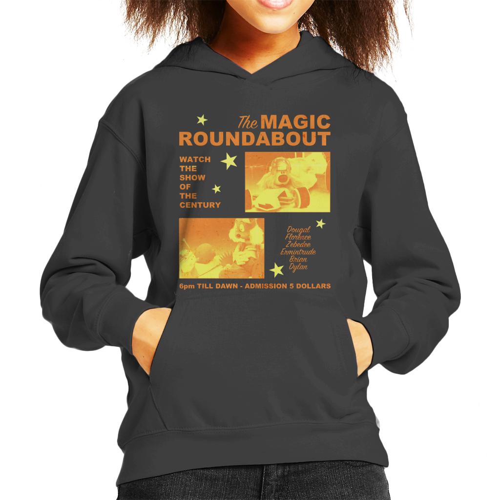 The Magic Roundabout Retro Show Poster Kid's Hooded Sweatshirt