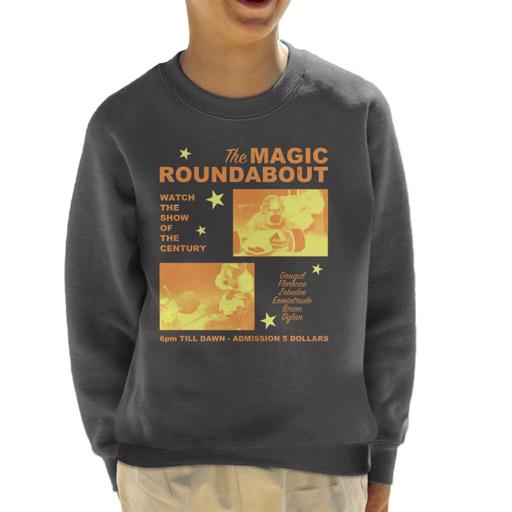 The Magic Roundabout Retro Show Poster Kid's Sweatshirt