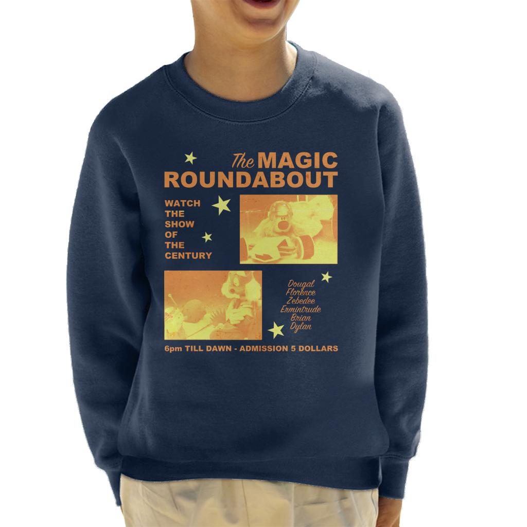 The Magic Roundabout Retro Show Poster Kid's Sweatshirt