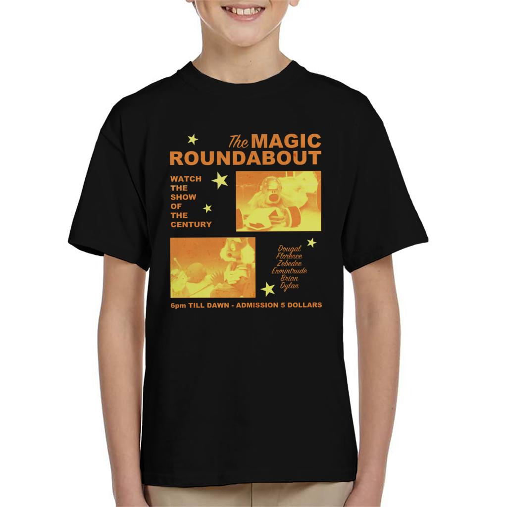 The Magic Roundabout Retro Show Poster Kid's T-Shirt