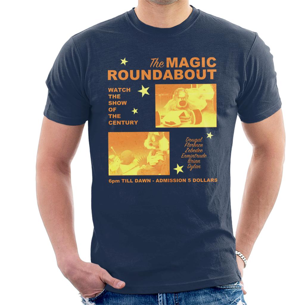 The Magic Roundabout Retro Show Poster Men's T-Shirt