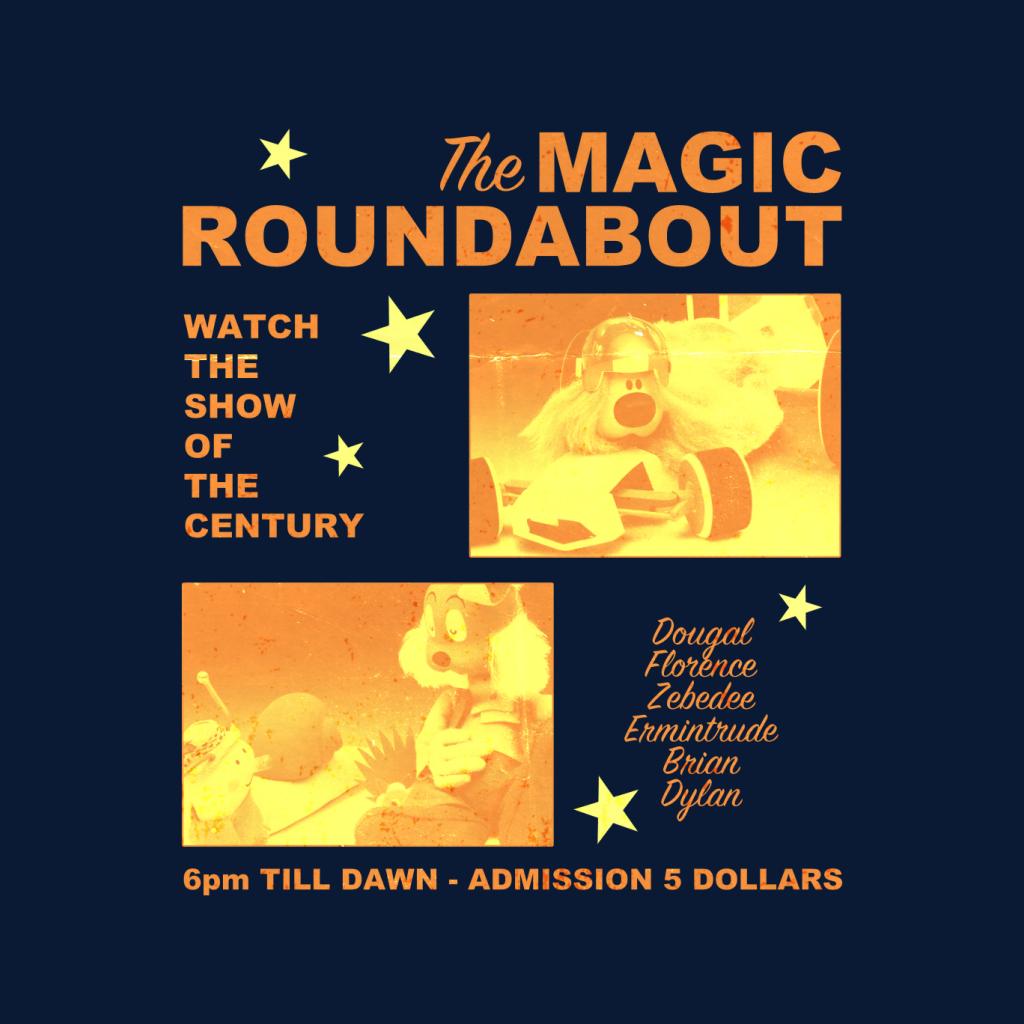 The Magic Roundabout Retro Show Poster Women's Sweatshirt