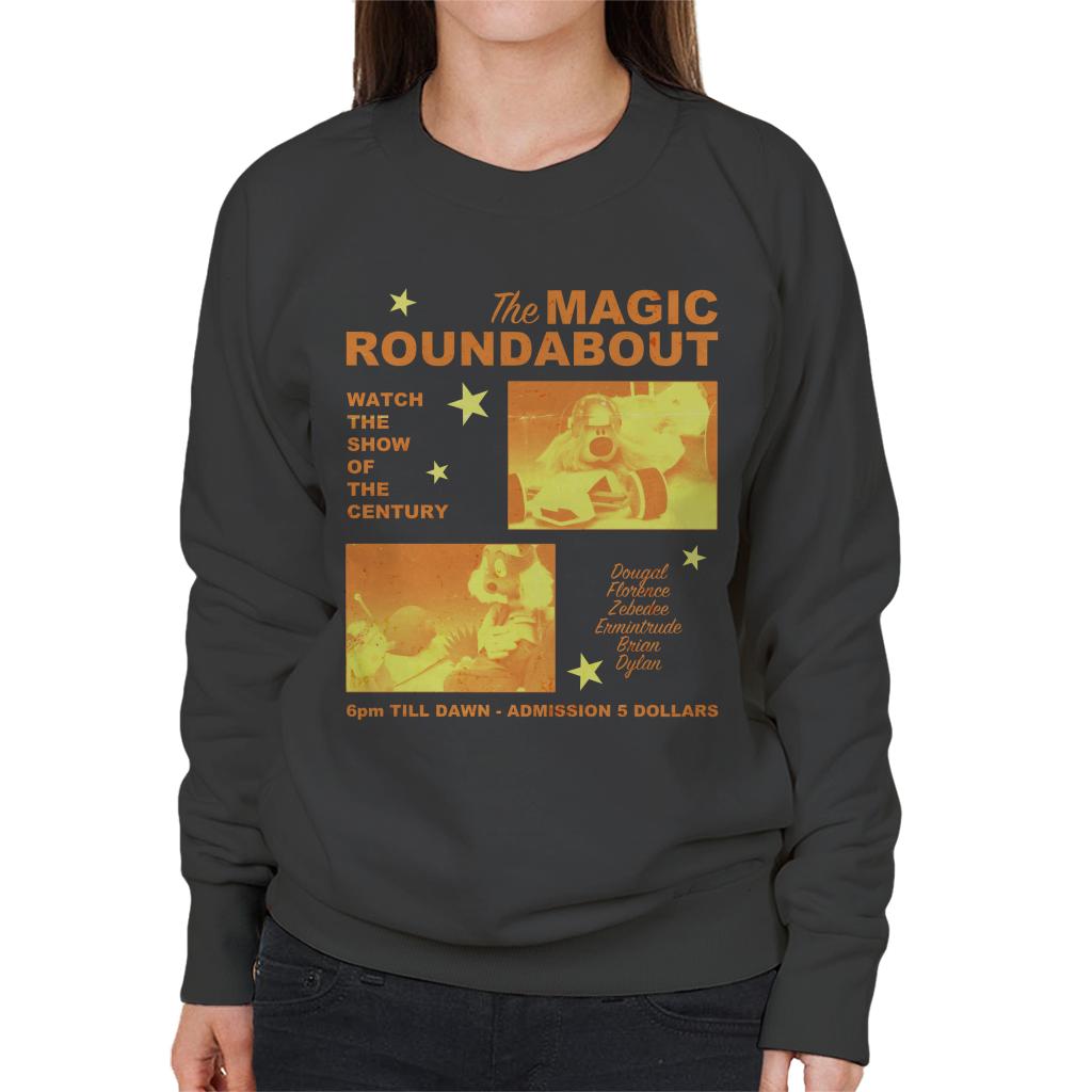 The Magic Roundabout Retro Show Poster Women's Sweatshirt