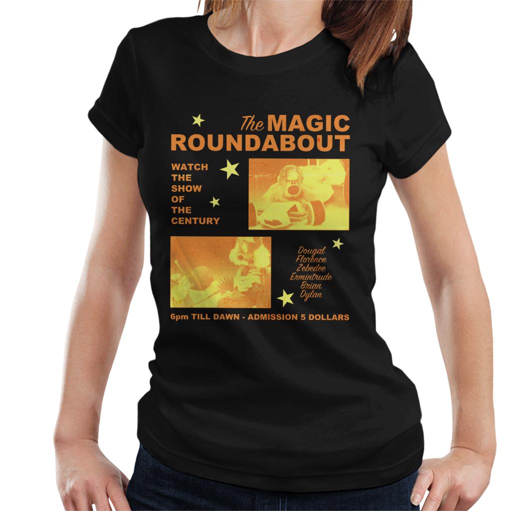 The Magic Roundabout Retro Show Poster Women's T-Shirt