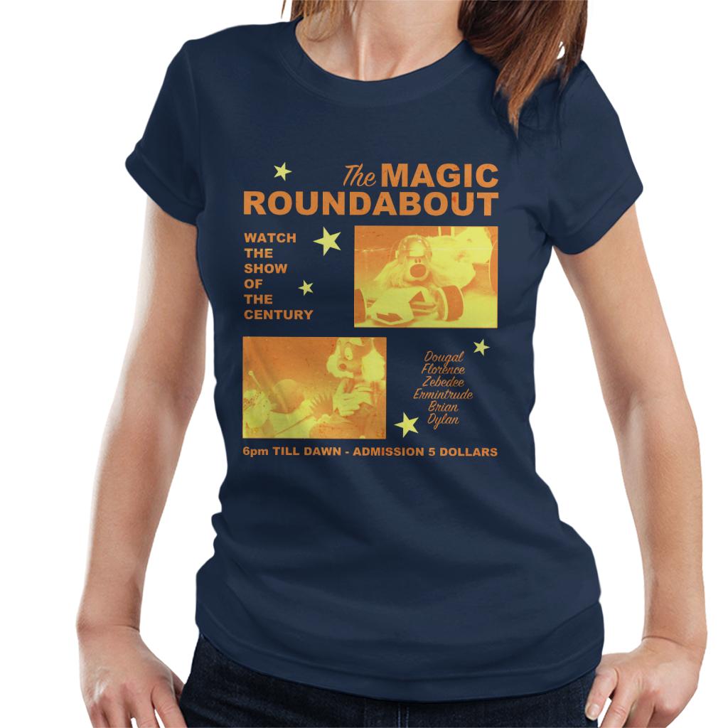 The Magic Roundabout Retro Show Poster Women's T-Shirt
